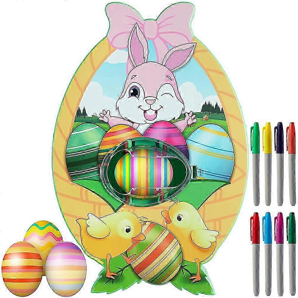 2025 The Eggmazing Bunny Easter Egg Mini Rotating Decorator Kit Egg Decorating Spinner Easter Gift