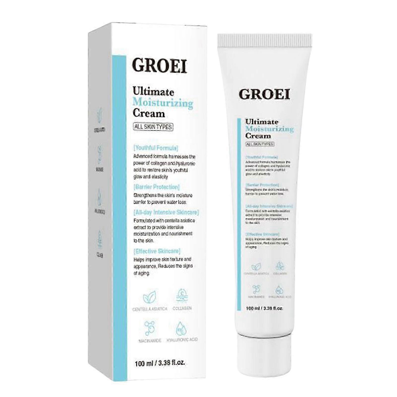 Anti-Aging Facial Moisturizer for Sensitive Skin - Anti Wrinkle Cream for Daily Use with Fine Line Correction