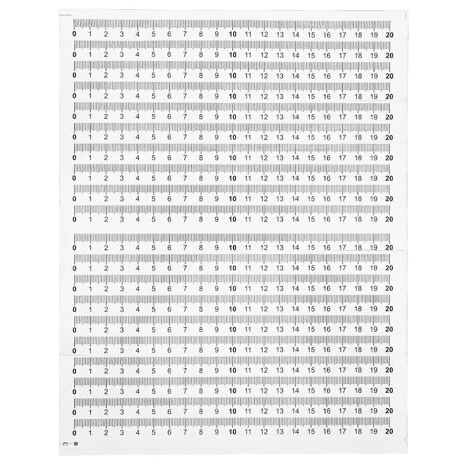 20 قطعة لاصق قياس الشريط لاصق شريط قياس مسطرة الشريط ، شريط قياس لاصق قياس الشريط