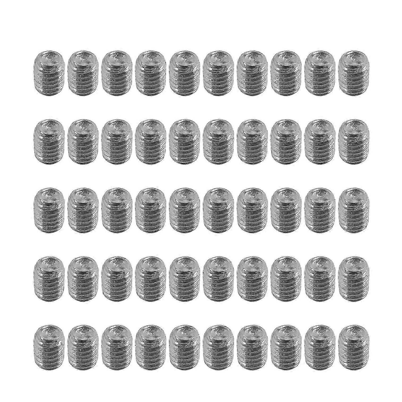 50pcs M2.5 X 3 mm Acero inoxidable Hex Socket Set Grub Screws Headless Cup Point (haoyi)