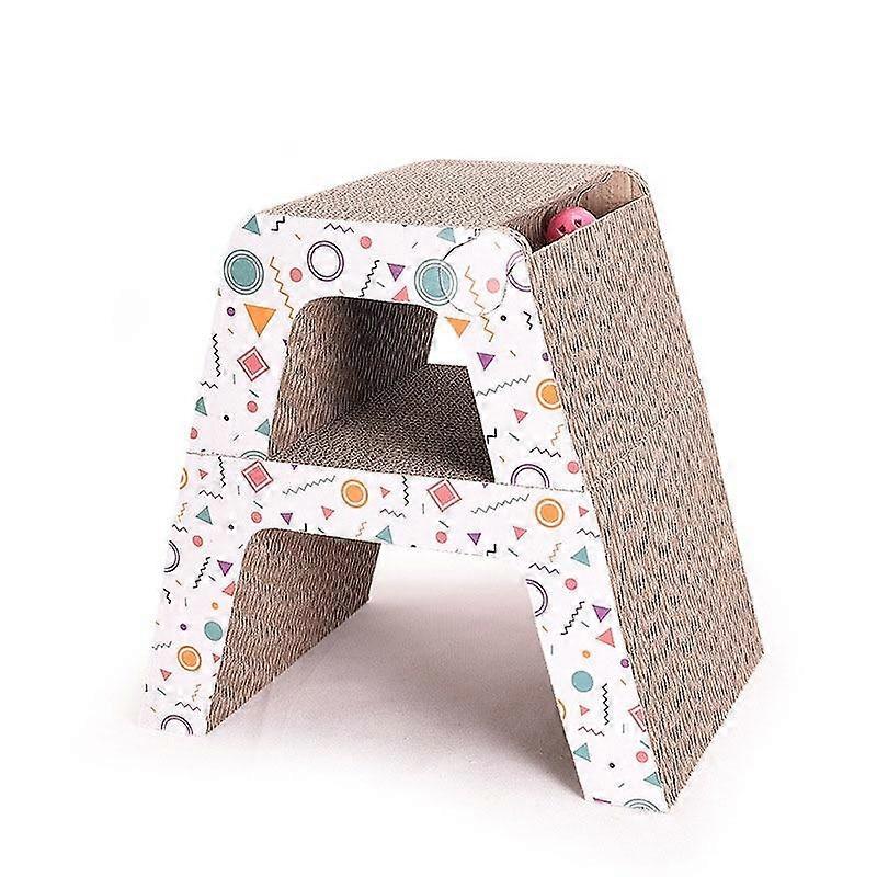 Cat Scratcher Cat Toy Pet Grinding Claw Cat Jumping Platform Corrugated Scratching Post Scratchers