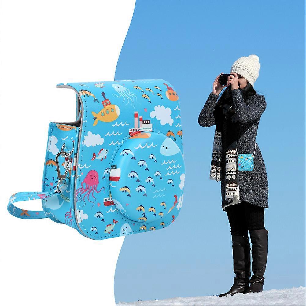 PU Retro Camera Bag for Instant Camera mini11, Waterproof, 178g