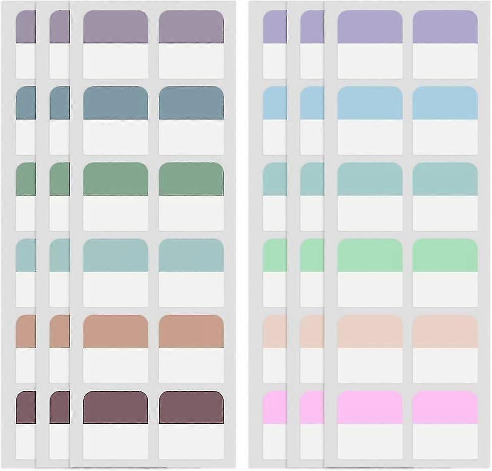 240 buc 1Inch Sticky Index Tabs, carte colorată Sticky Tabs pentru notebook-uri, Repositionable Page Tabs Ha