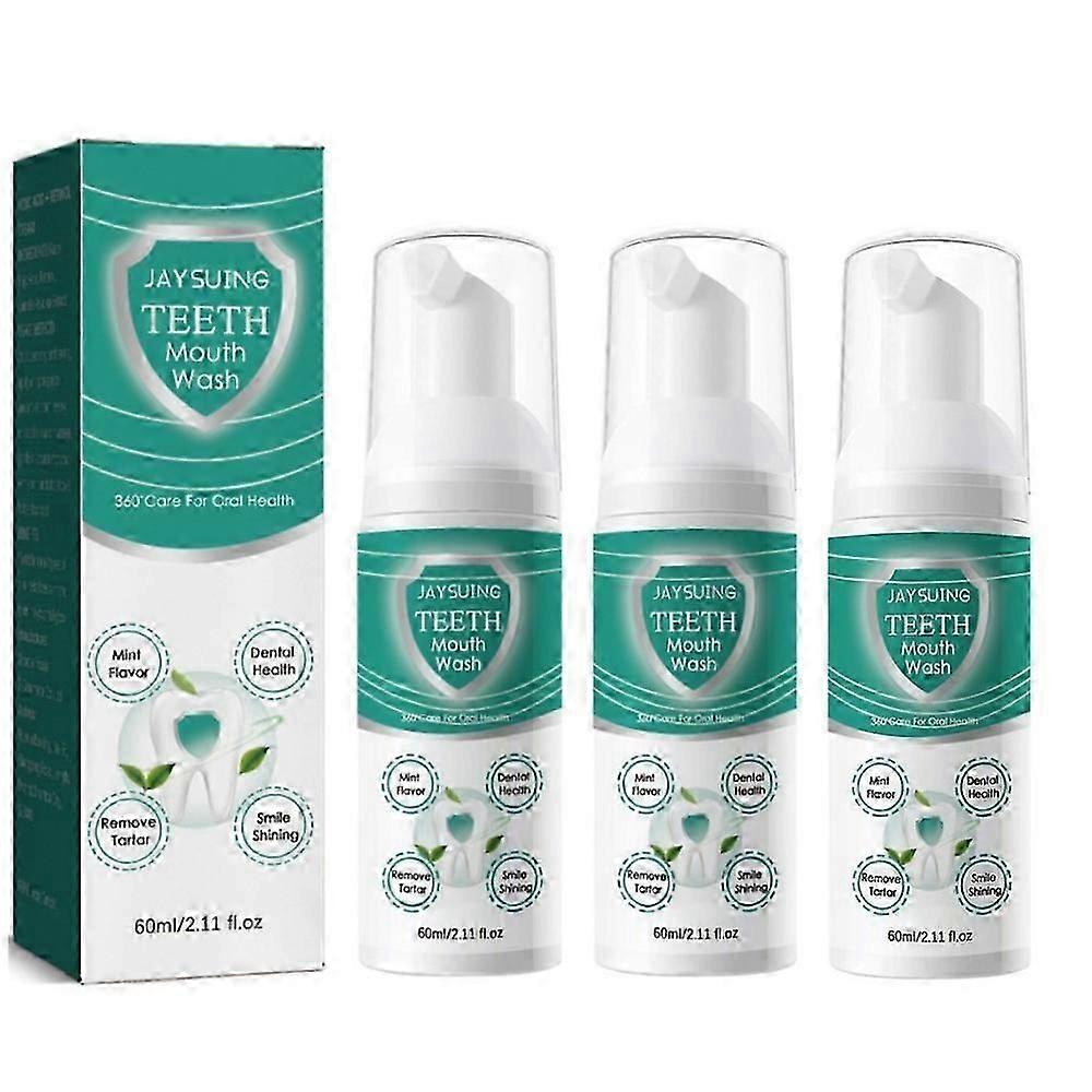 1-3PCS Jorondy Teeth Mouthwash, Herbal Brightening Oral Repair Foam, Solve All Problems