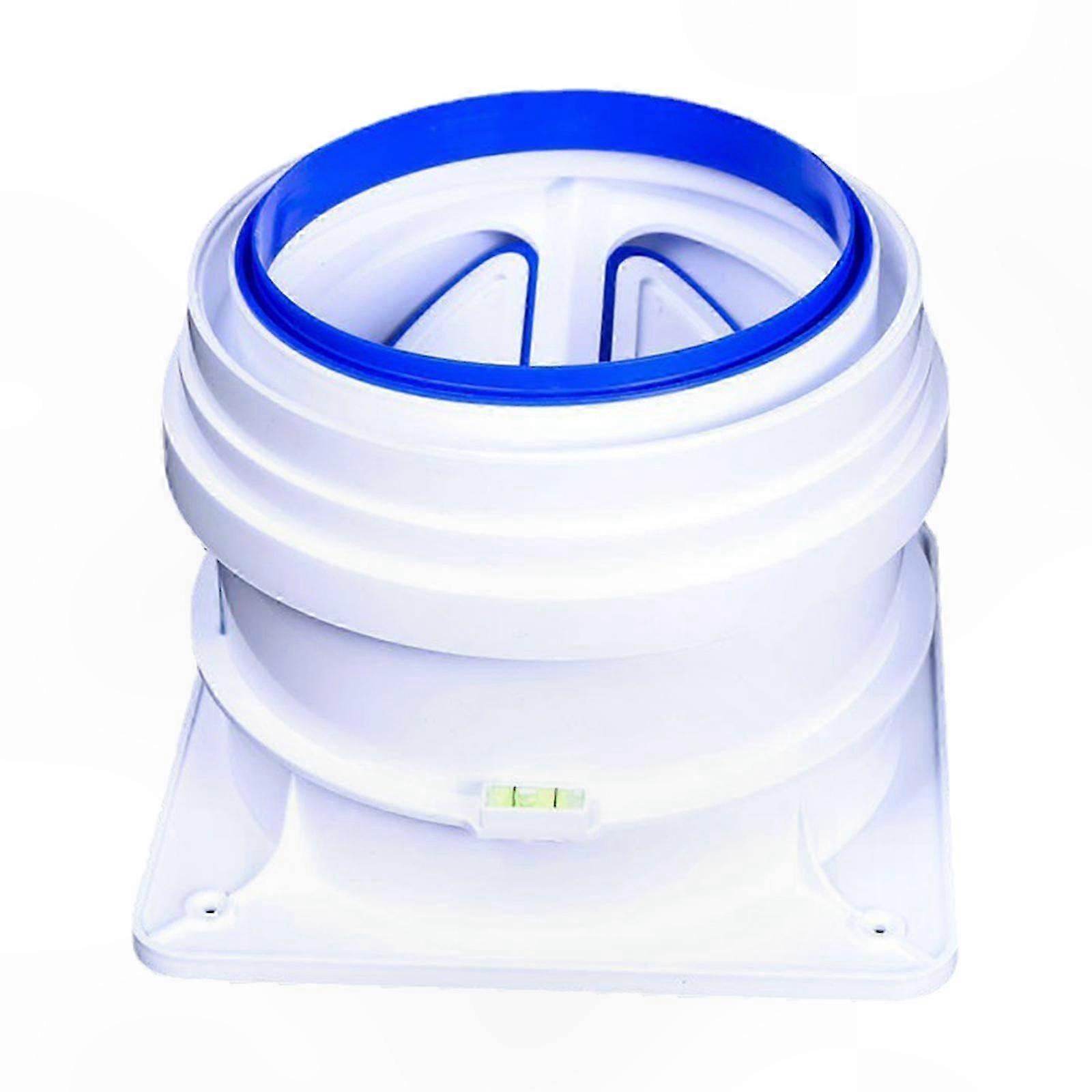 Odor-Resistant Wall Vent with Flange and Shutter for Draft Control
