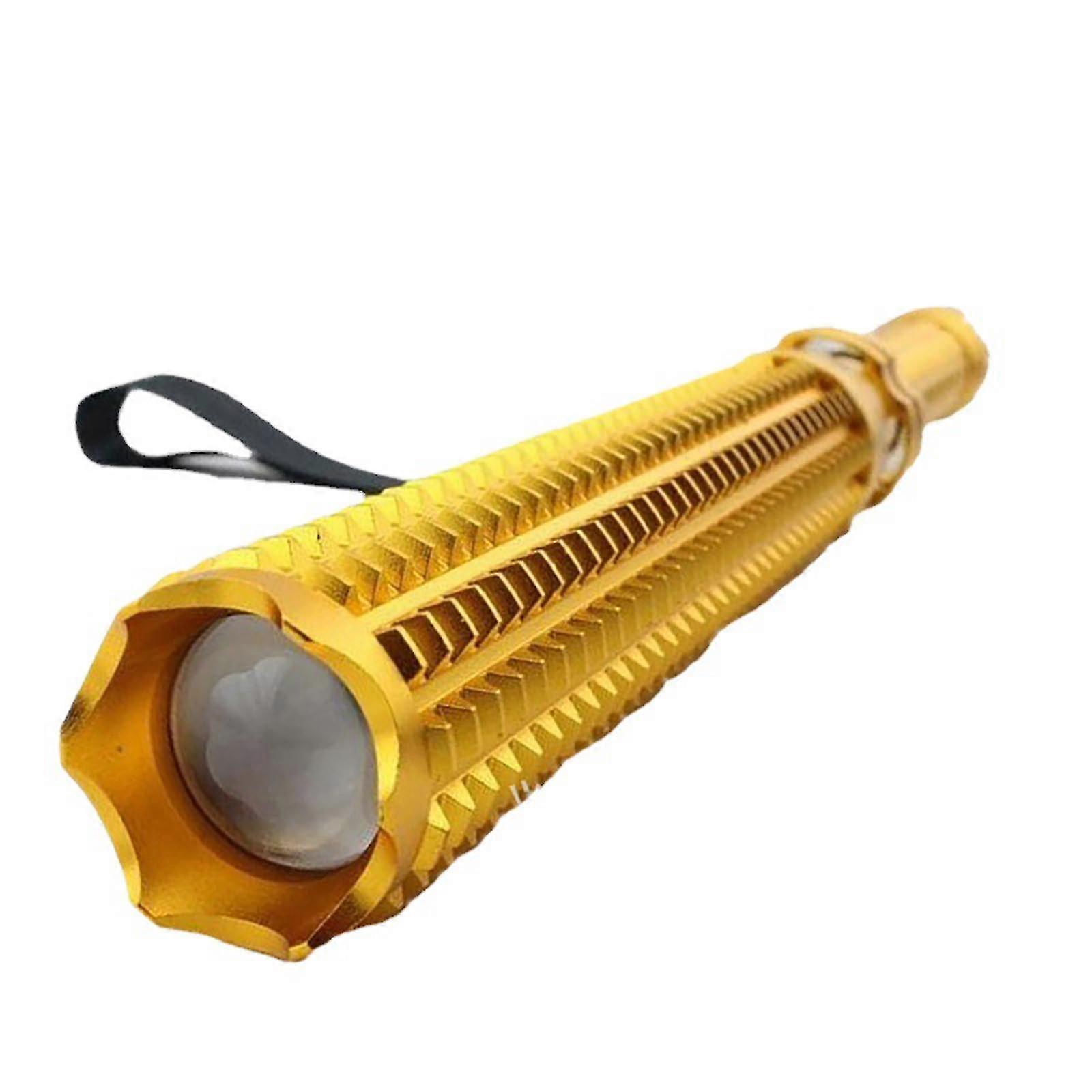 Strong Flashlight Wolf Tooth Stick Telescopic Wideangle Charging Longrange HH 2025