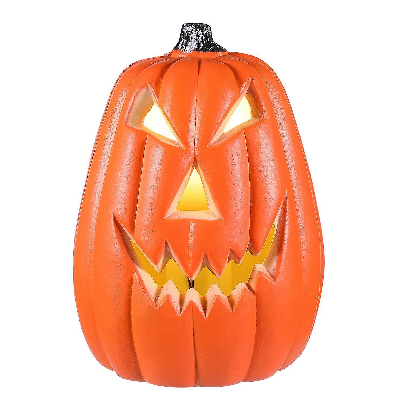 Pumpkin Night Light LED Hollow Out Pumpkin Lamp 3Pcs for Halloween Party