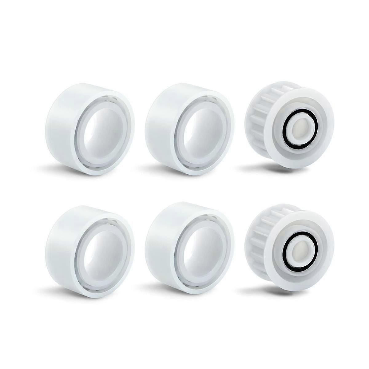 Upgrade 4 Pack Guide Wheels with 2 Pulley Gears,Part Number 3884997-R6,Replacement for Dolphin, CC Plus Premier
