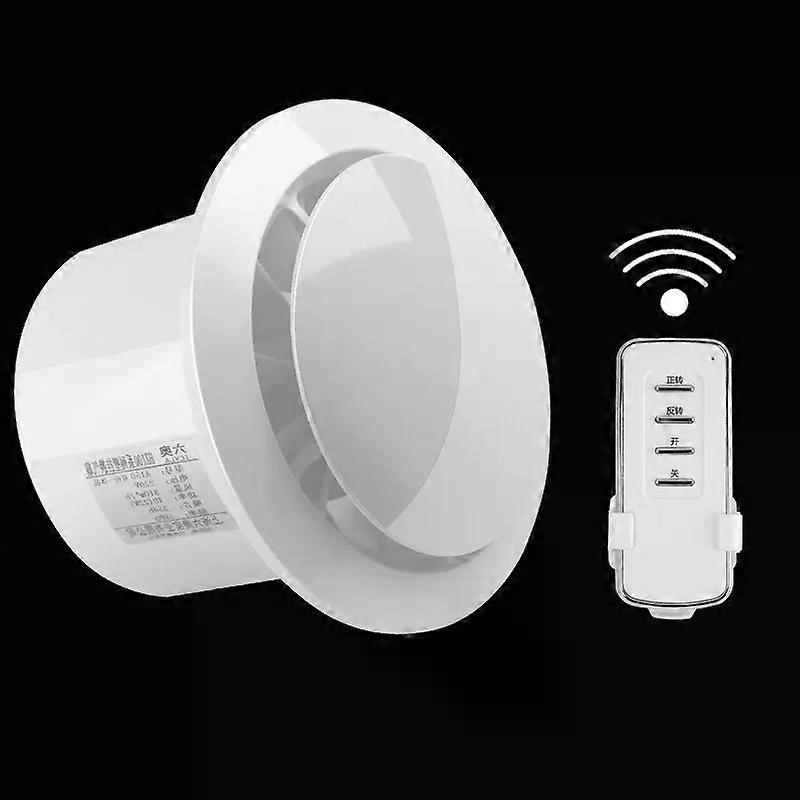 4 بوصة 6 بوصة تهوية مروحة الحمام جدار كتم الصوت المنزلية مروحة العادم المطبخ التحكم عن بعد مروحة العادم