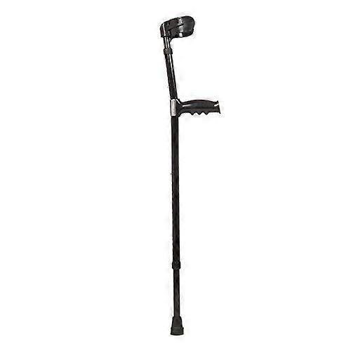 Forearm Crutches Aluminum Alloy Ergonomic Walking Crutch Adjustable 10 Height Settings Comfortable Grip Gray