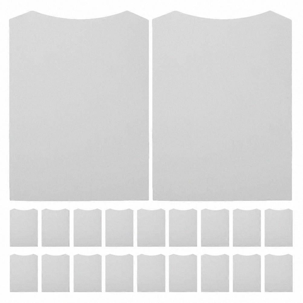 100-Pack Premium White Cardboard Inserts for T-Shirt Packaging, Display, and Crafting  Durable, Lightweight, and Versatile Organization Solution