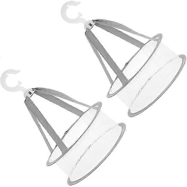 2 pcs Beauty Egg Drying Net Hanging Drying Rack Foldable Drying Rack Makeup Holder Bath Sponges for Shower Hanging Drying Net Beauty Sponge Drying Rac