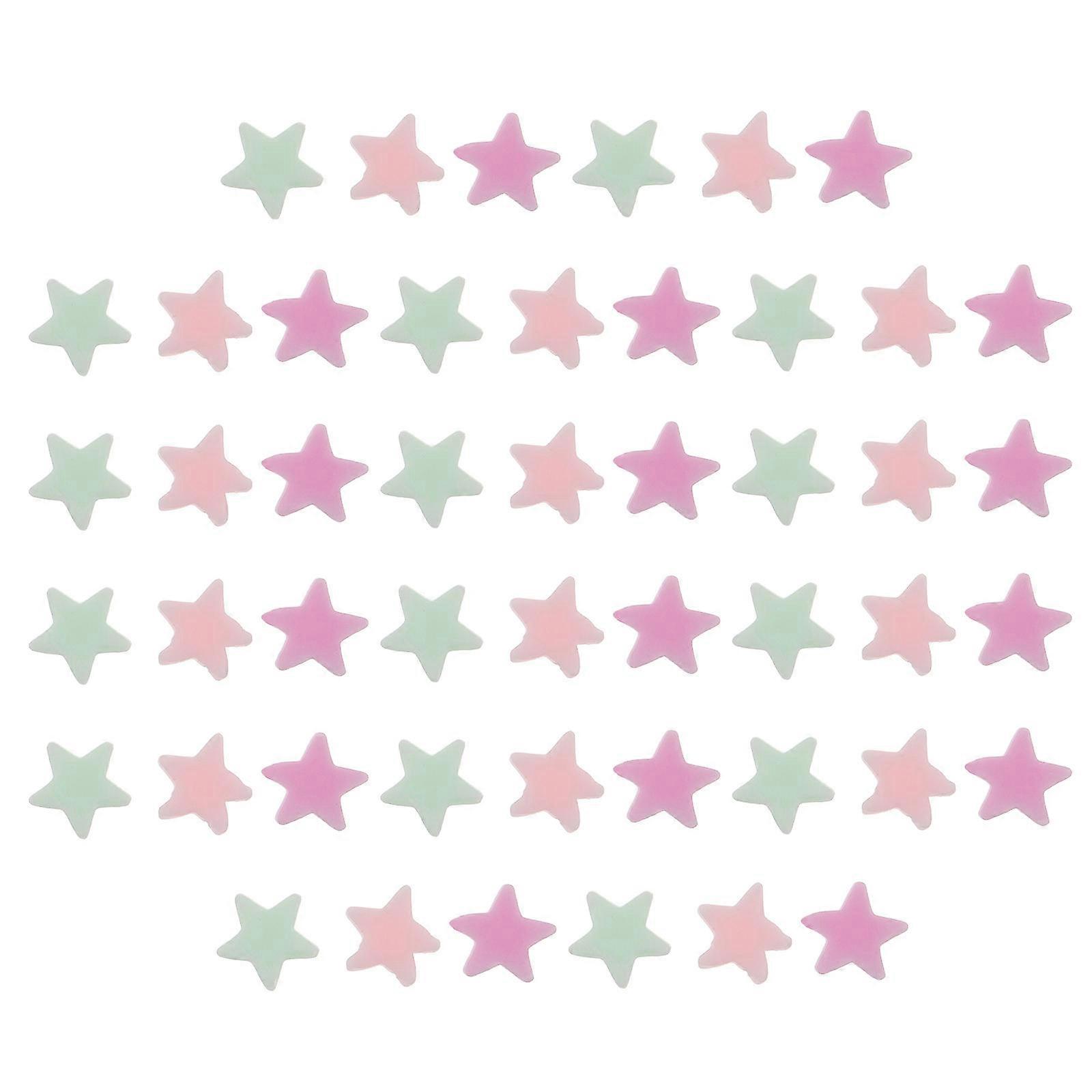 Five Pointed Clay DIY Materials For Manicure And Pedicure Women Assorted Color 0.45X0.45X0.20CM Hair Accessories 10Pcs