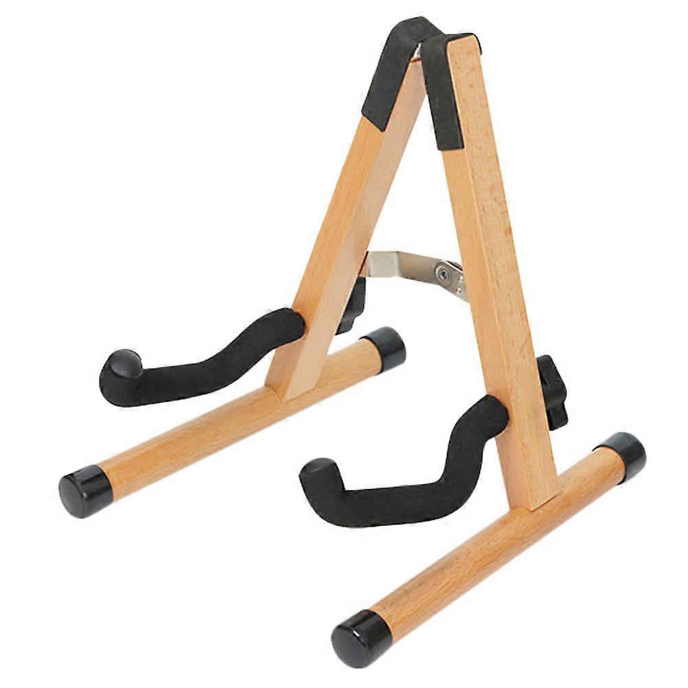 Foldable Mandolin Stand Wooden Rack for Storage Support 2Pcs Instrument