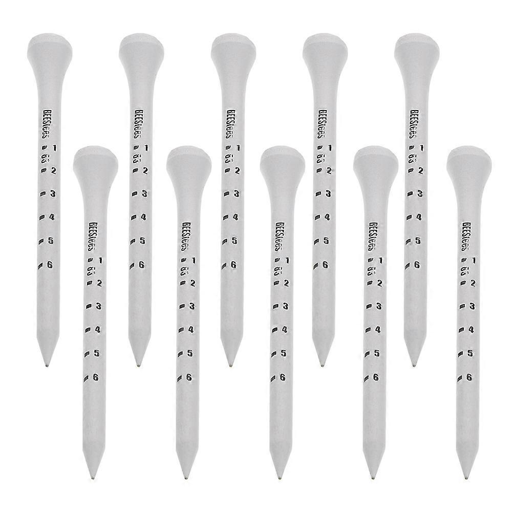 Multipurpose Golf Tee 50Pcs Synthetic Material Cylindrical Shape 8X0.4X0.4Cm For Golfing