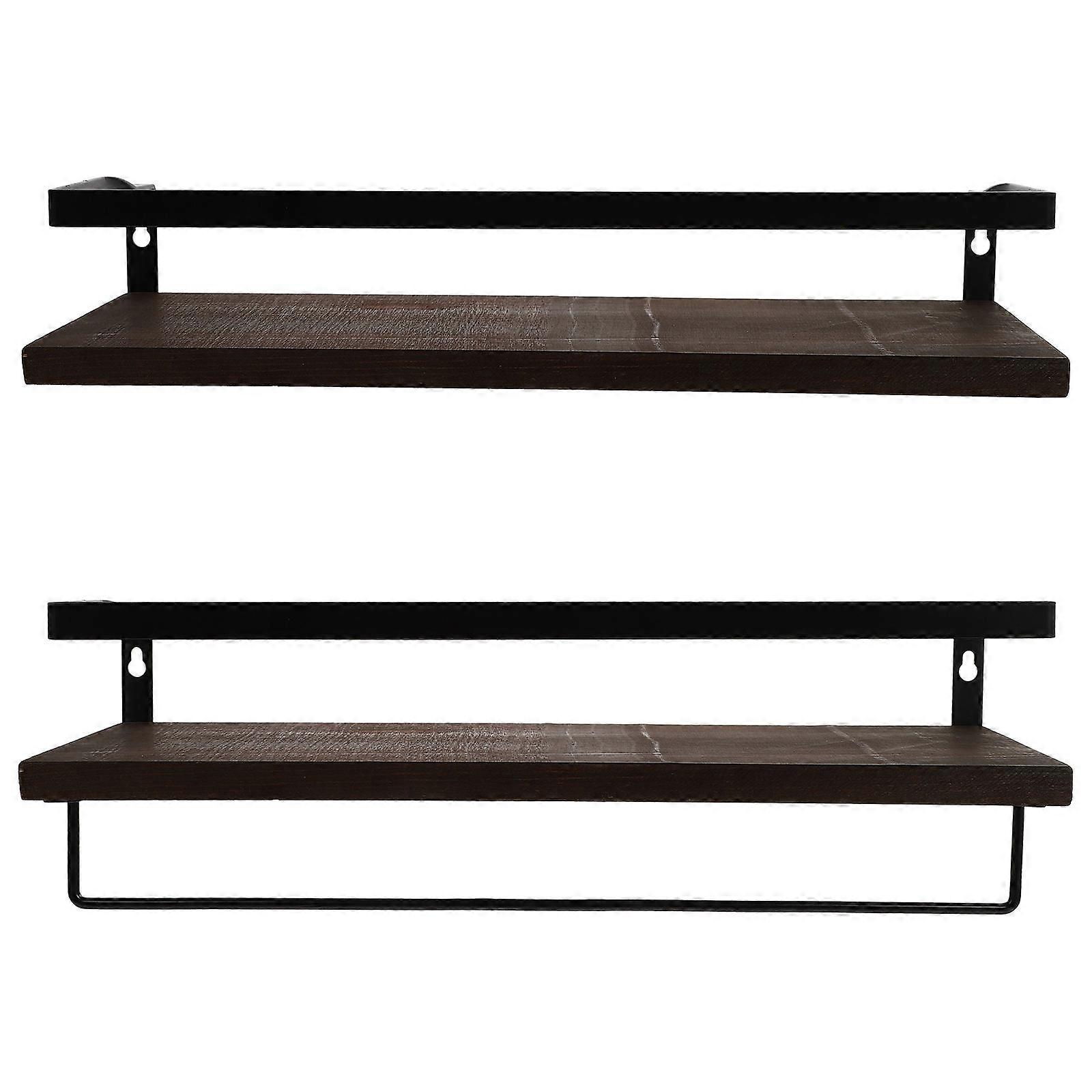 Wall Organizer Rack for Storage 1Set Practical Wooden Storage Bathroom Holder