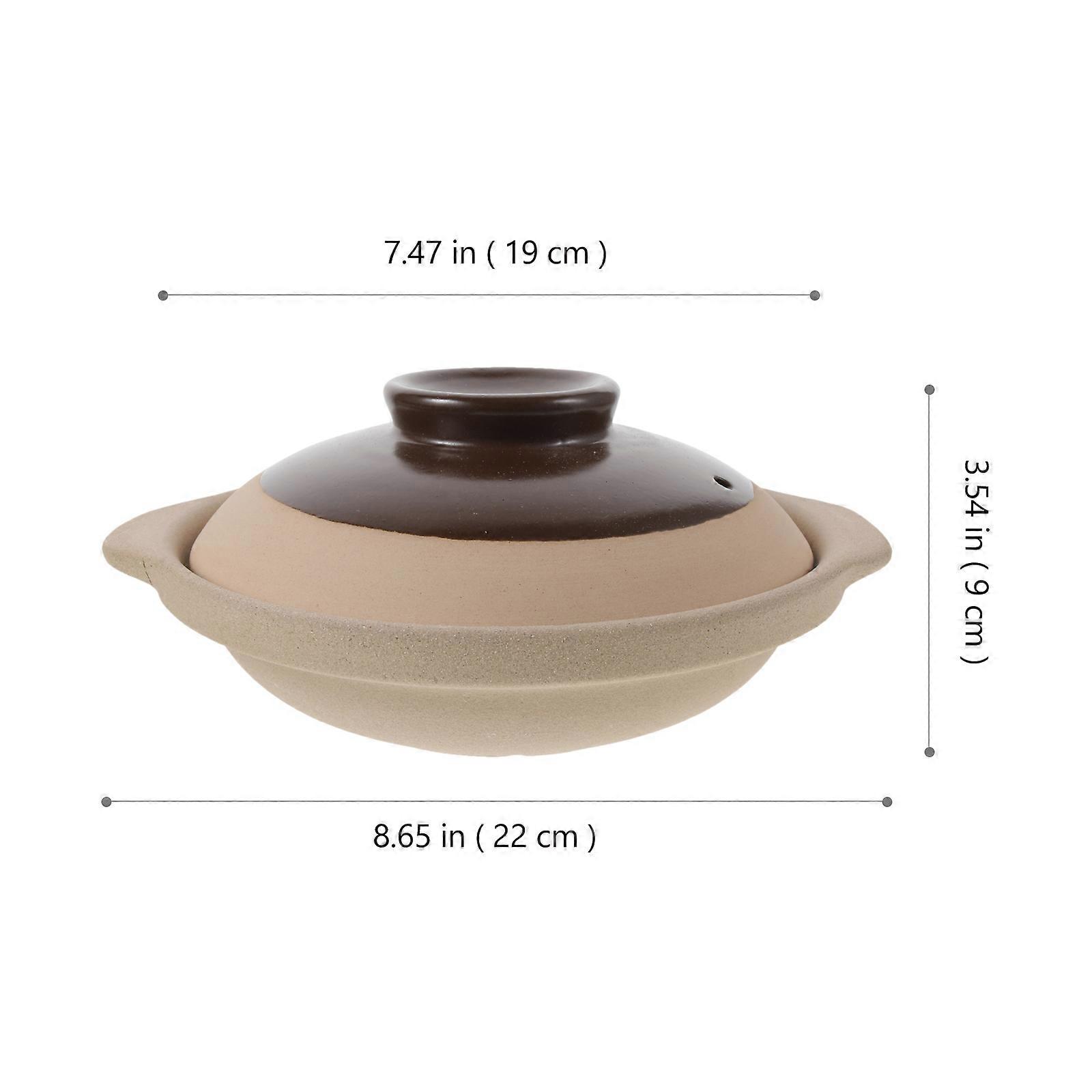 Rice Ceramic Cooking Pot for Kitchen Use 1Pcs Stove Cookware