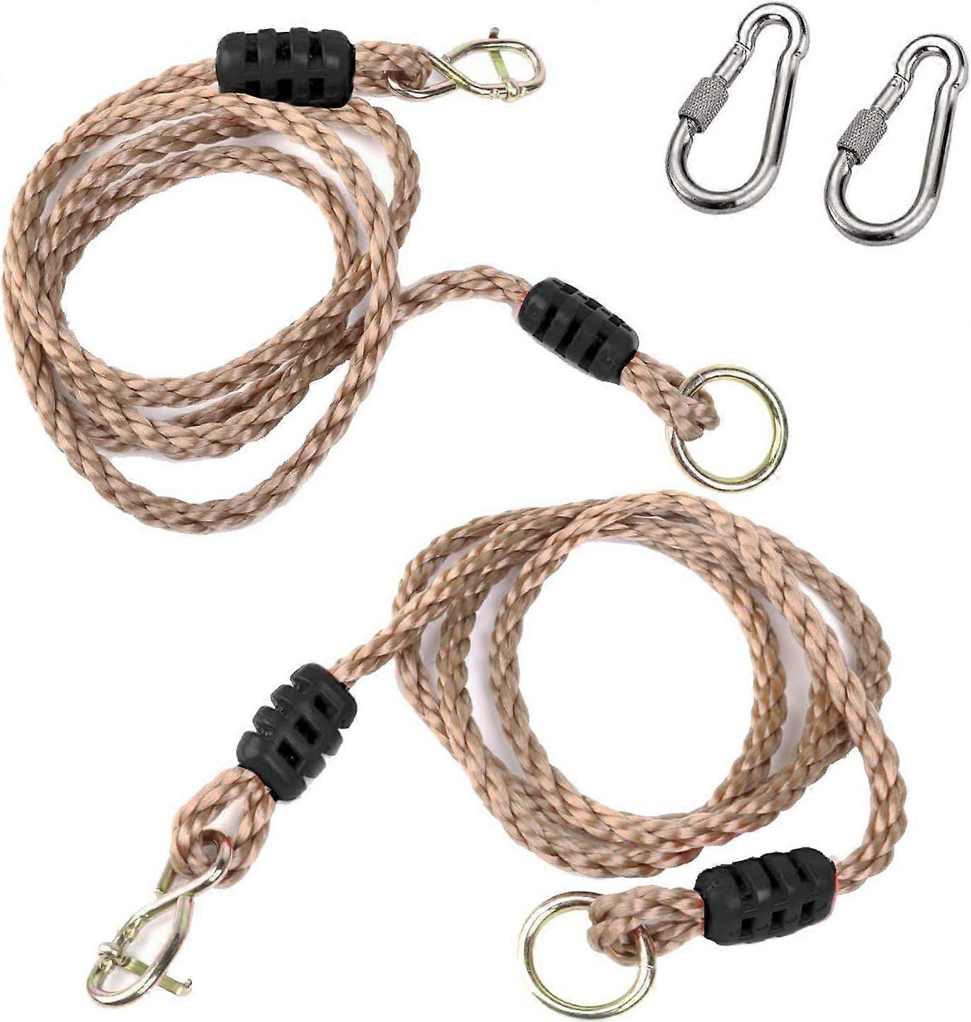 Tree Swing, Adjustable Hammock Hangings Safer Nylon Rope,Tree Swing Hanging Strap Kit, 1m, Pack of 2