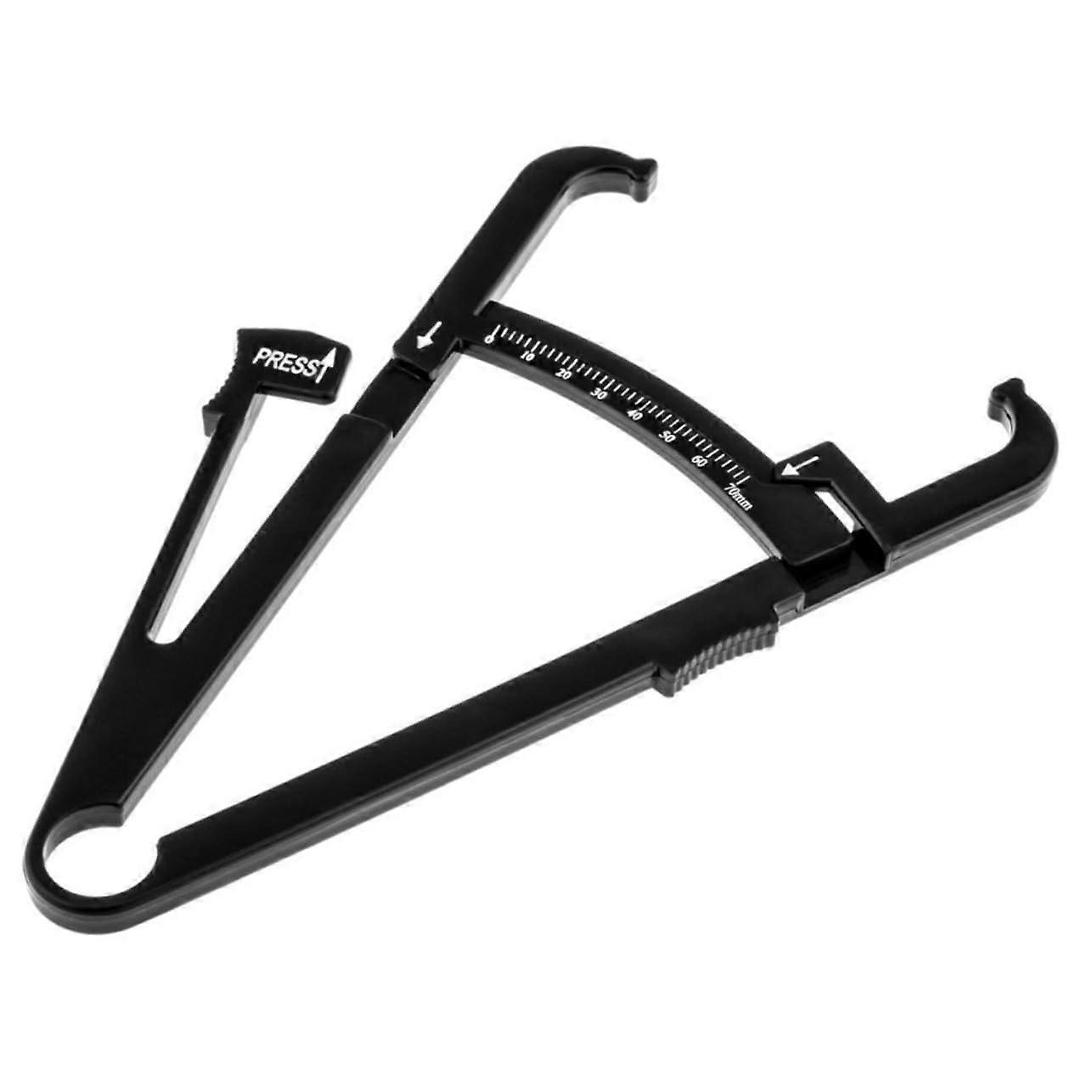 Fat Caliper With Tape Measure And Fat Charts For Waist Arms And Thighs Skinfold Caliper Measurements For Men And Women