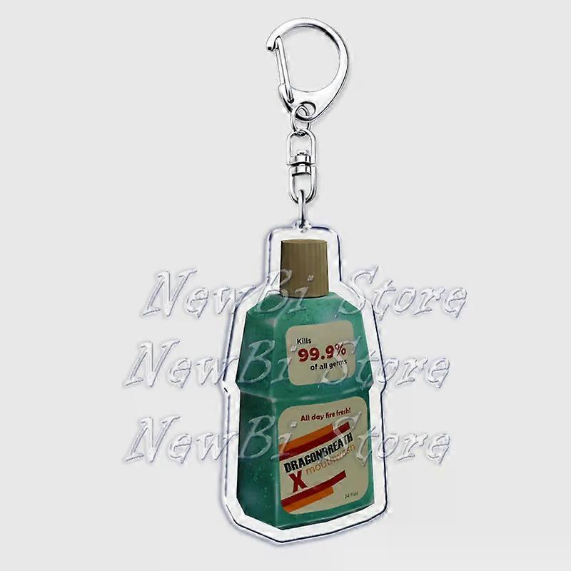 Hot Horror Game Mouthwashing Keychains for Accessories Bag Jimmy Curly Anya Daisuke Sallyface Swansea Keyring Jewelry Fans Gifts