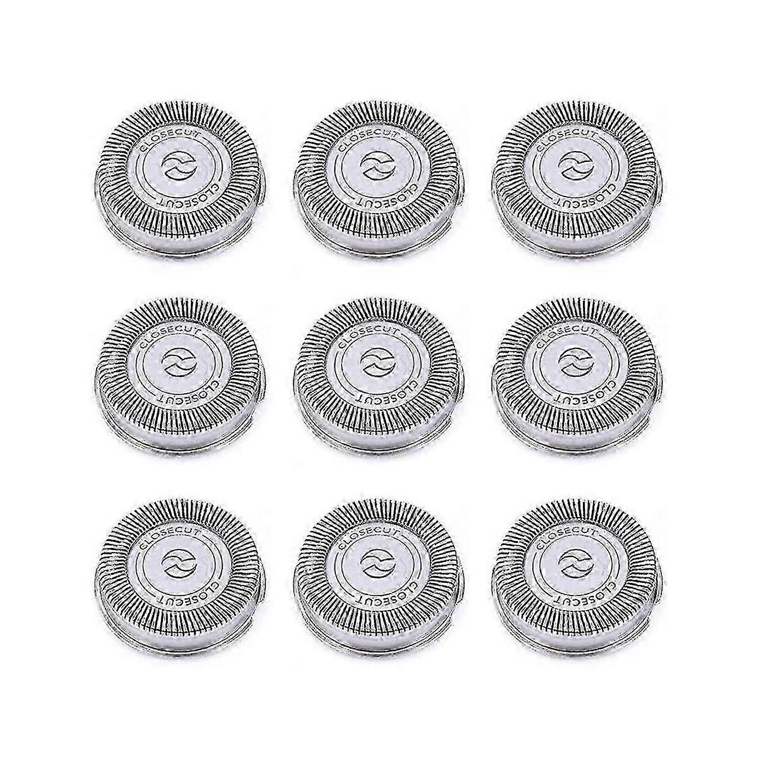 9Pack SH30 Replacement Heads for Philips Norelco Shaver Series 3000, 2000, 1000 and S738, with Durable Sharp Blades