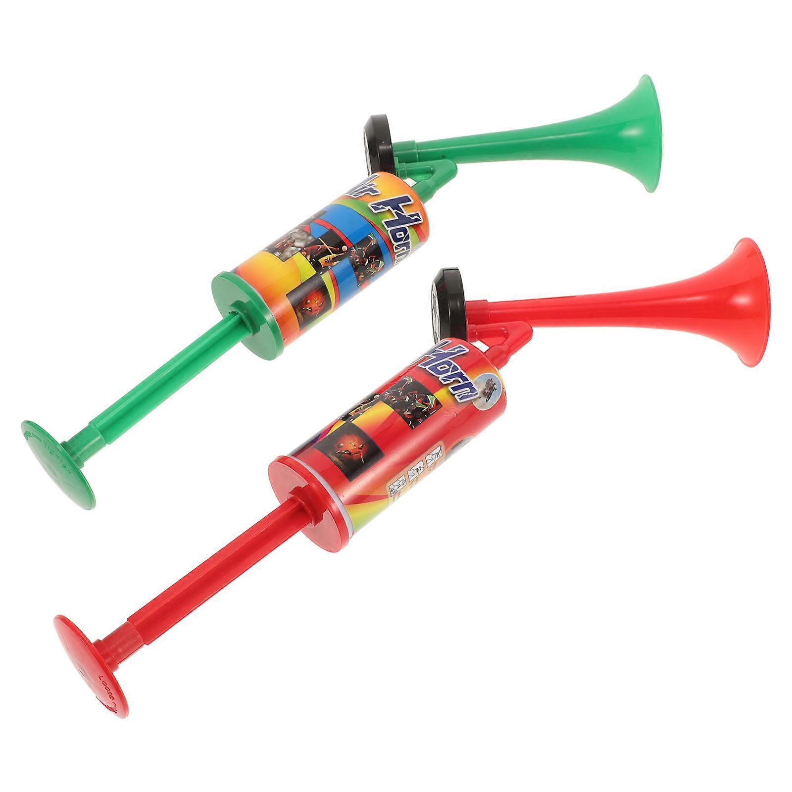 Cheering Handheld Air Horn Assorted Color for Soccer Fans 2Pcs Set