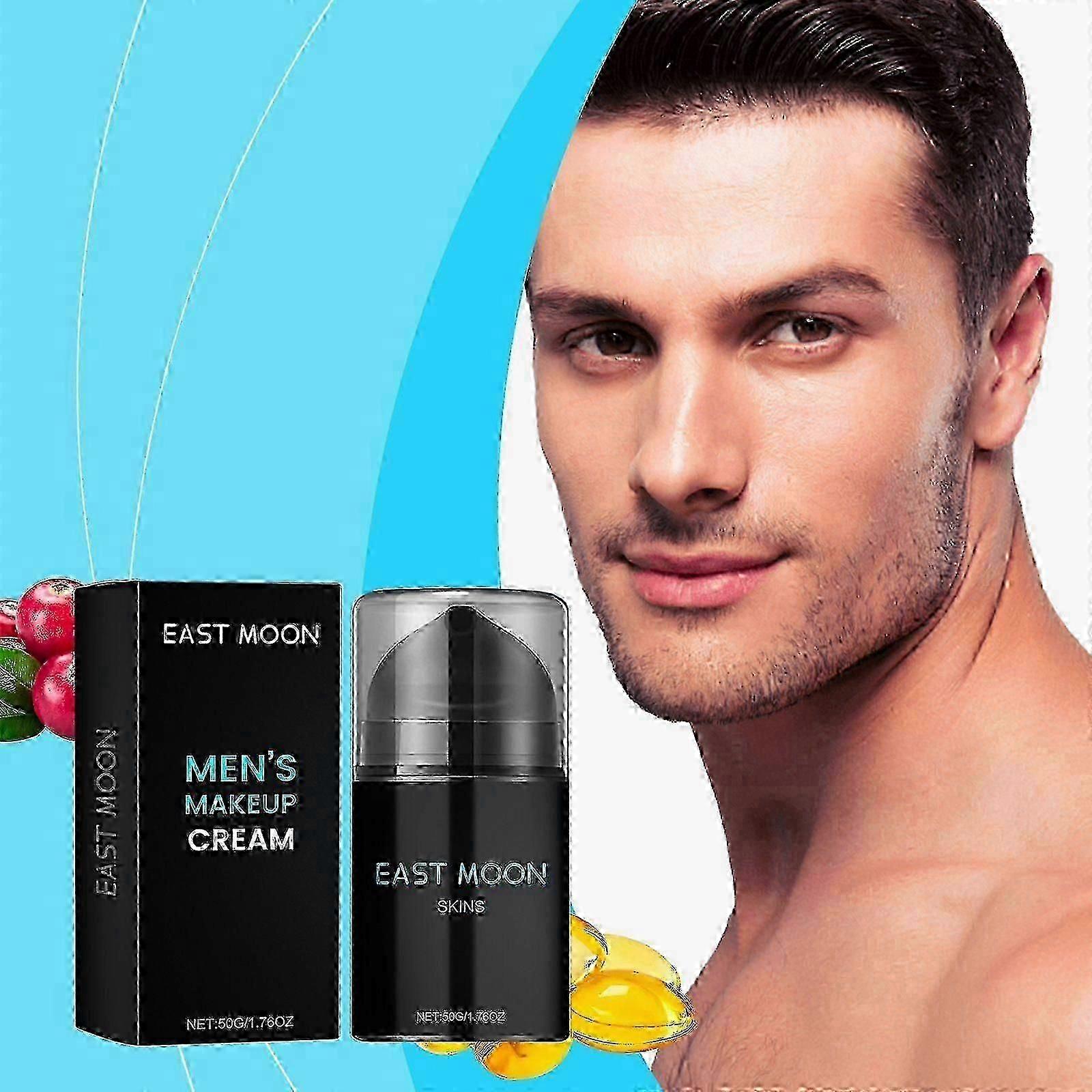 Men's Makeup Cream for Brightening and Spot Coverage with Moisturising Concealer Formula