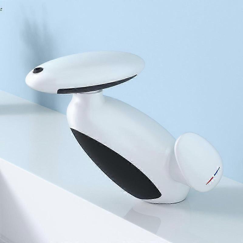 Robinet de salle de bain avec douchette extractible, 4 modes, cascade, trou unique, bec pivotant à 360°, robinet pour camping-car