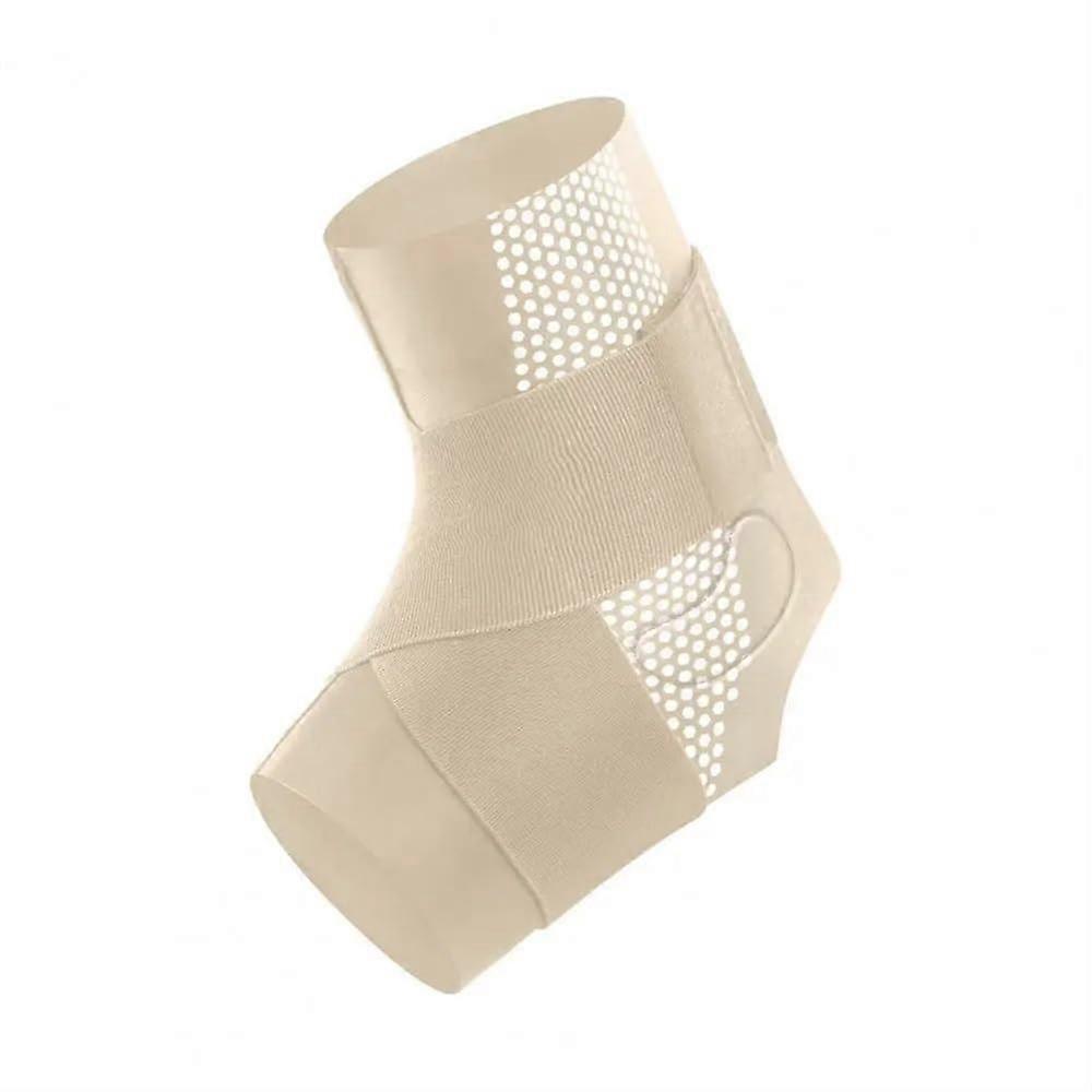 Pressurized Bandage Ankle Support Brace Protector XL Skin Color Elastic Open Heel Sweat Absorption Joint Support