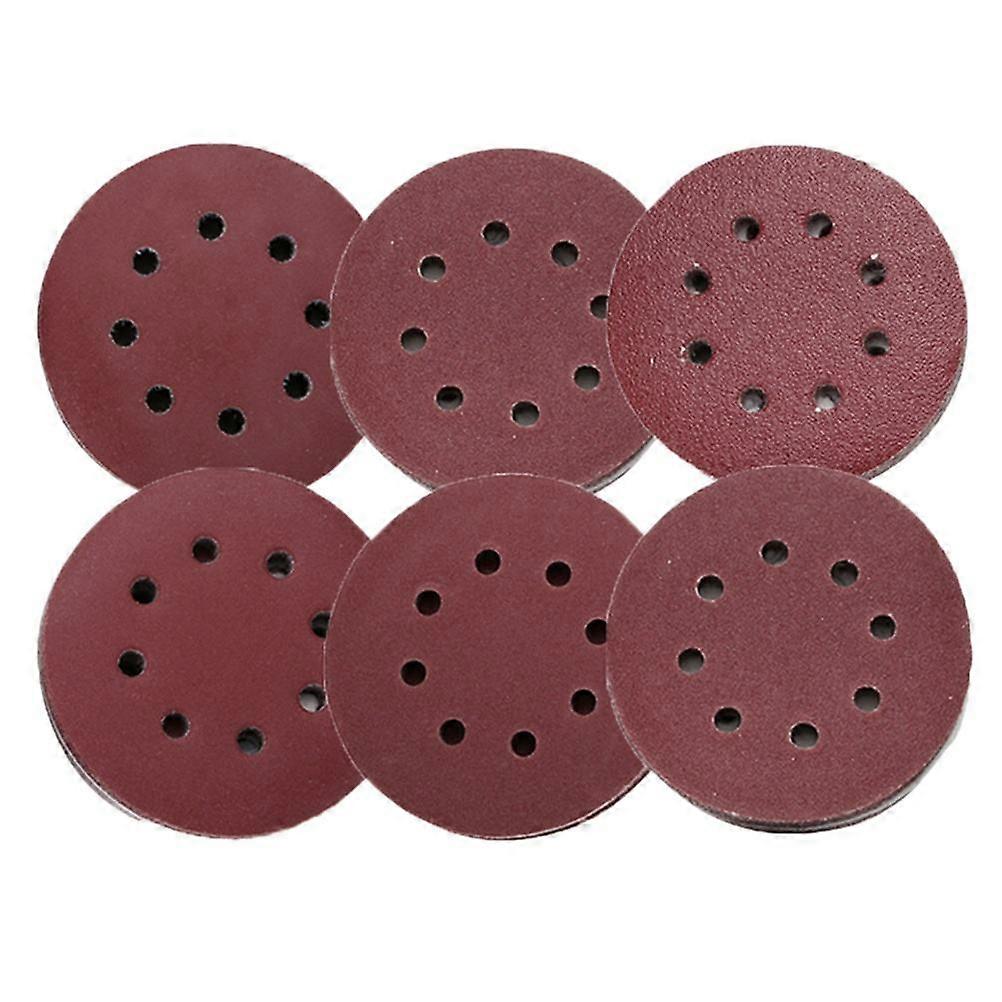 Grit Sanding Discs Hook and Loop for Polishing 60Pcs 8-Hole 5 Inch Grid Sandpaper