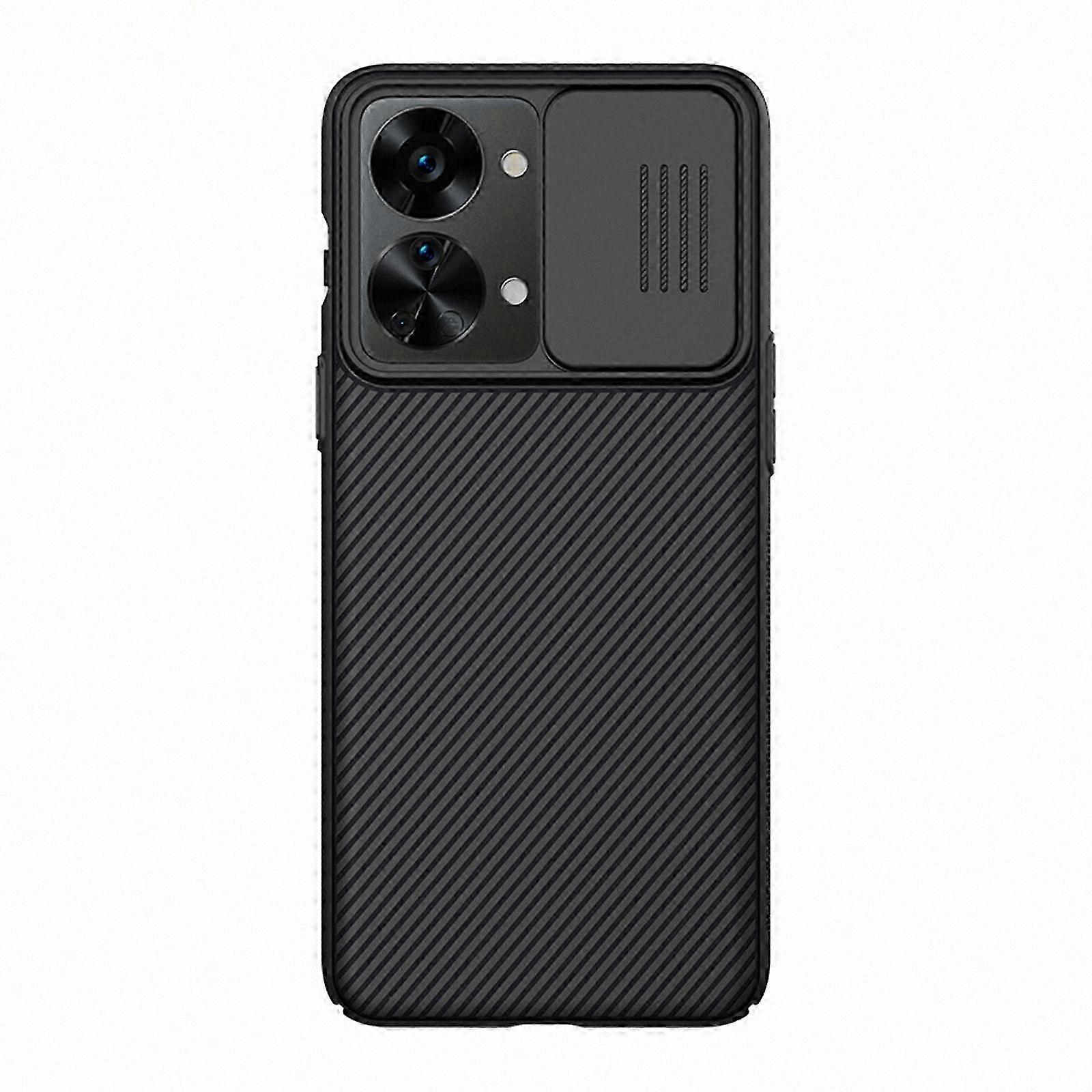 Protective Phone Case with Slide Camera Cover for OnePlus Nord 2T - Durable Back Cover for Enhanced Safety