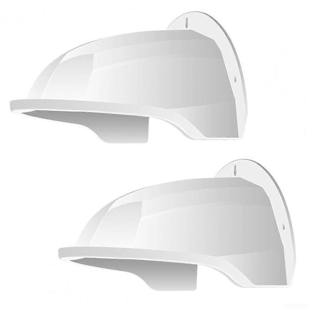 Outdoor Security Camera Rain Cover Waterproof and Dustproof ABS Shield With Sunshade AllWeather Monitoring Set of 2