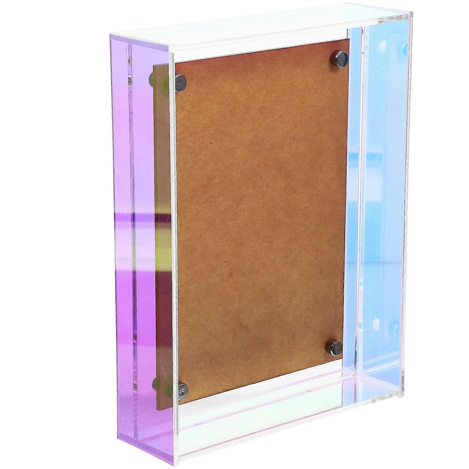 Rectangular Authorization Holder Desktop Photo Frame 4Pcs Multi Color Suitable For General Users