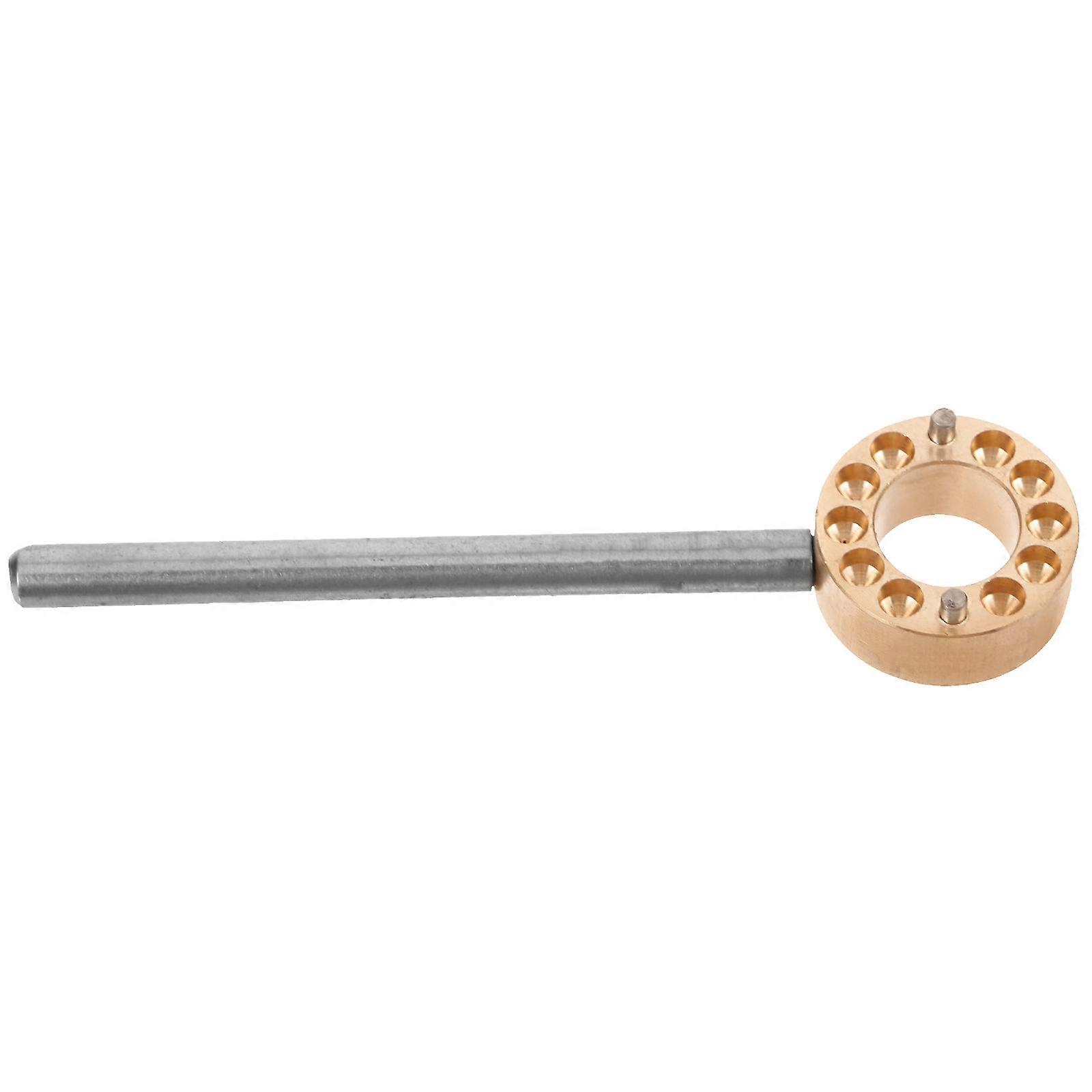 Radiator Valve Key Magnetic Wrench for Faucet Control 3Pcs Zinc Alloy