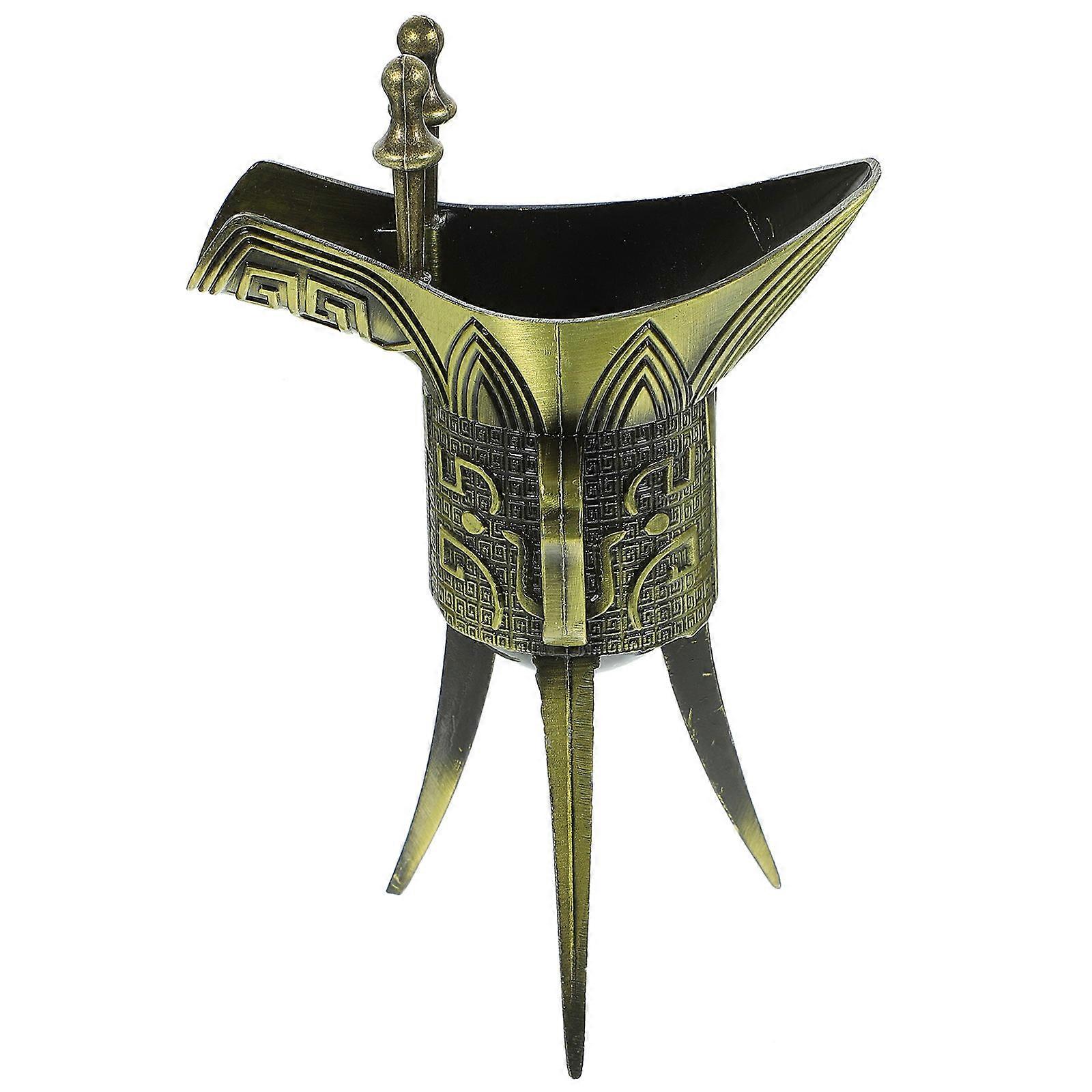 Antique Wine Cup Decorative Effect For Party 5Pcs Simple Design Multi Color Elegant Finish