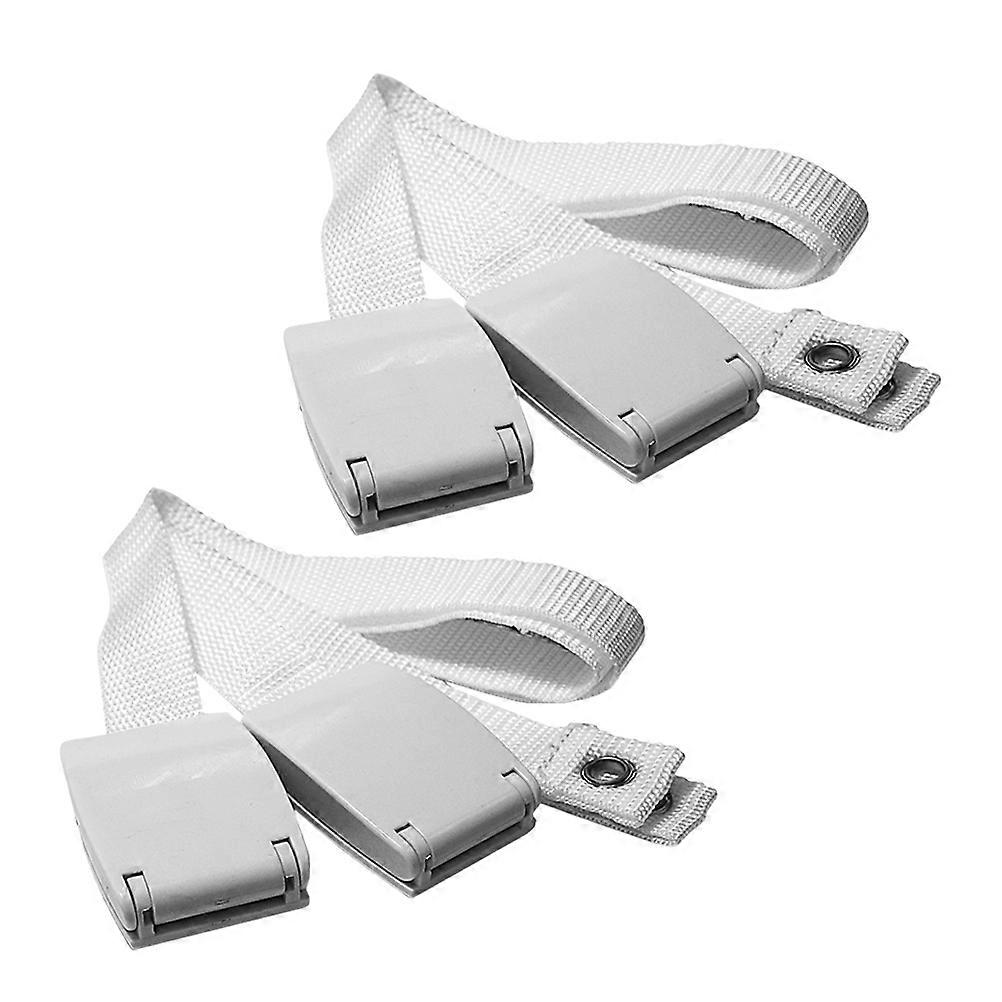 Anti Tilt Fixed Strap Furniture Anchor for Fixing 2Pcs White Strong Durable