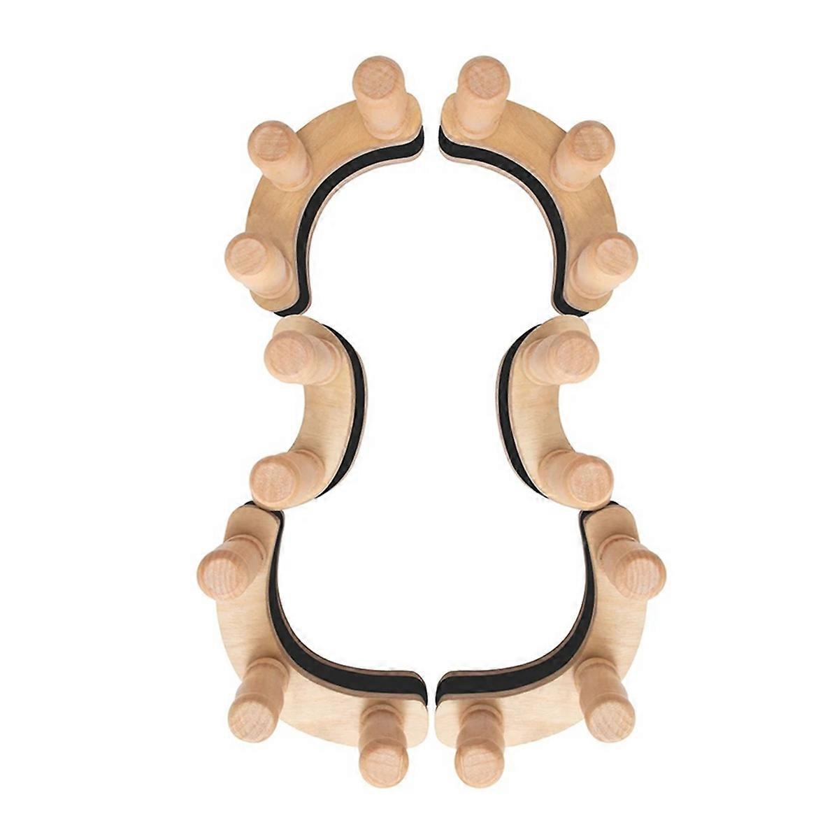 1 Set Violin Viola Solid Wood Clamps Violin Fixed Clips