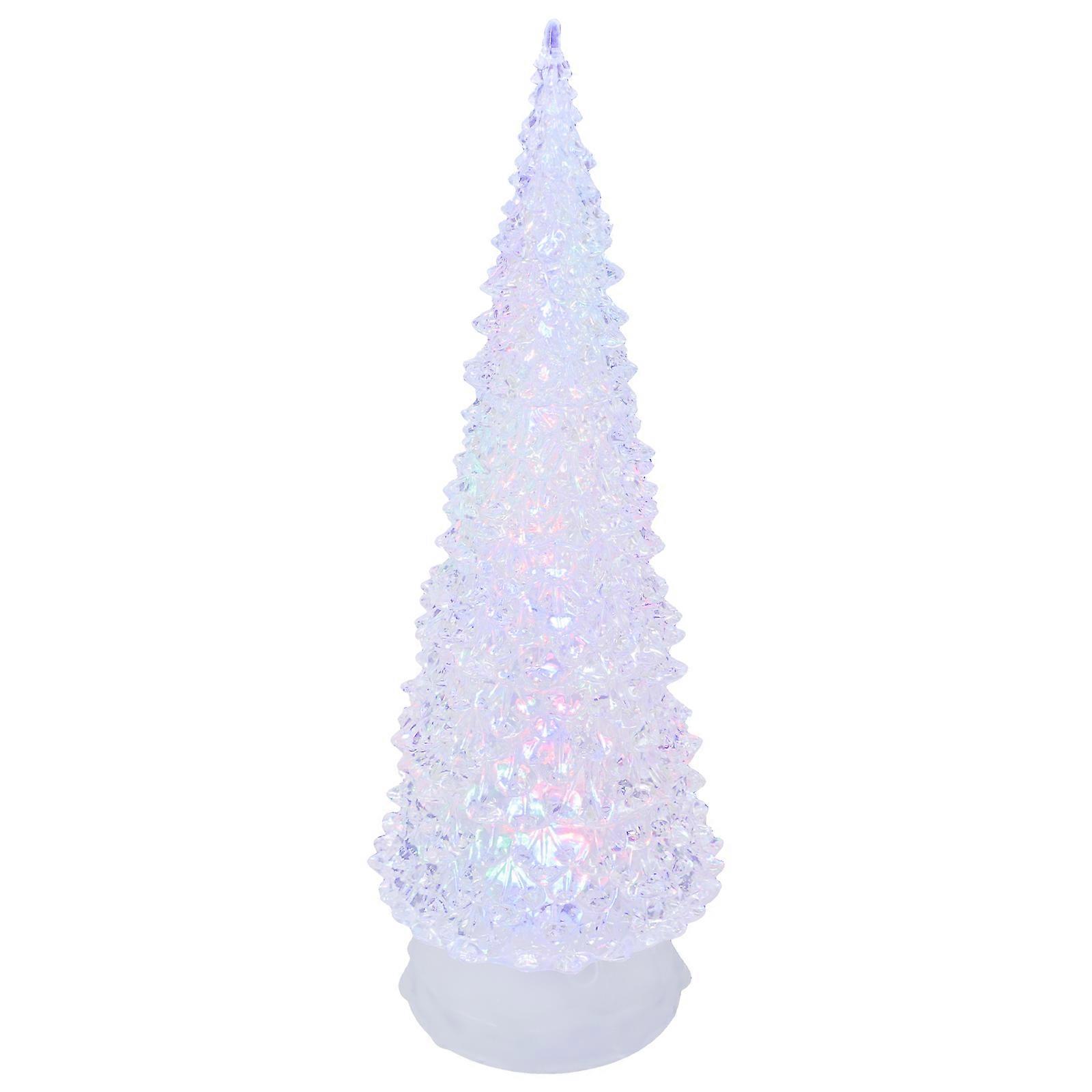 White Xmas Tree Modeling Light Bedside Light for Home Decor 3Pcs