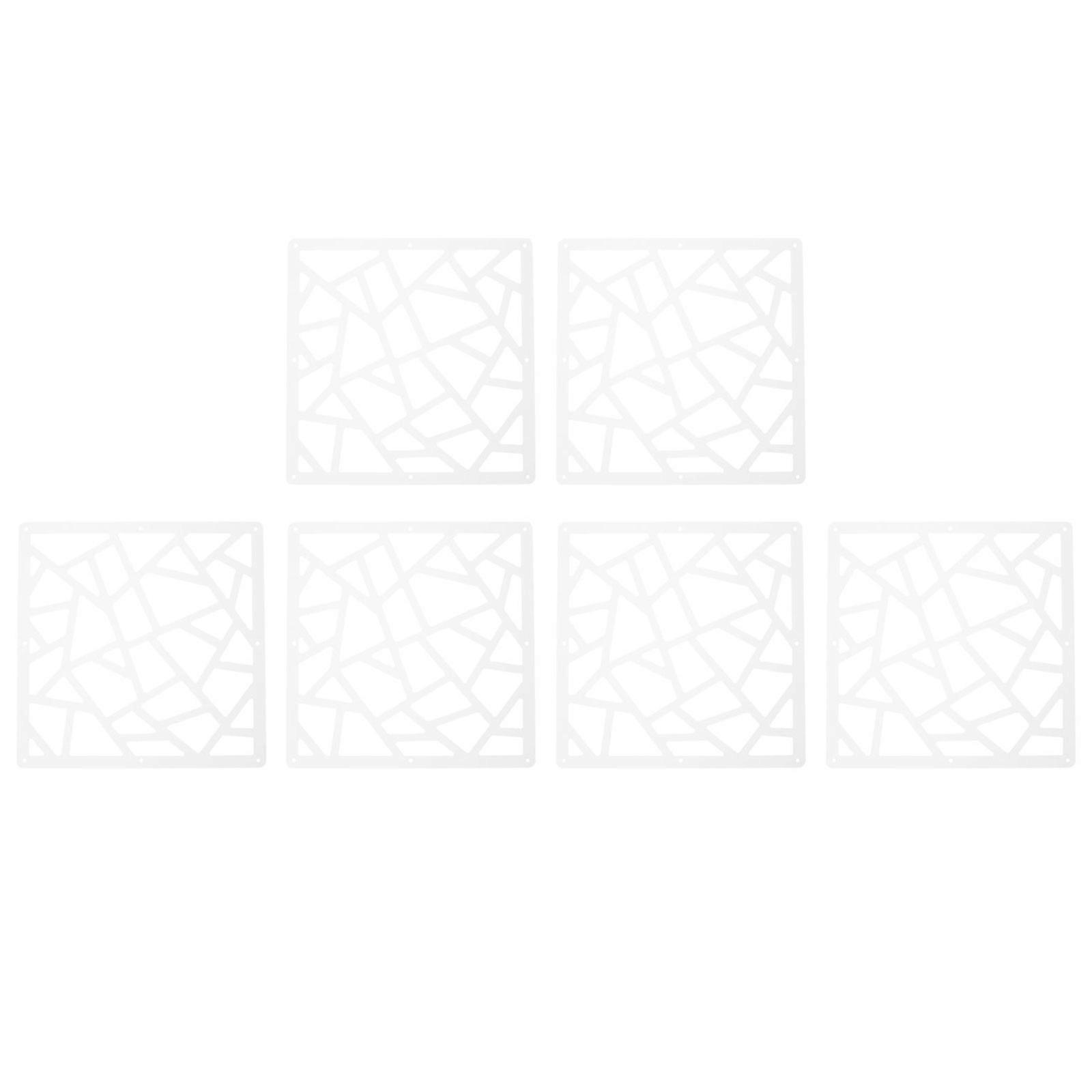Screen Divider Panels Hanging Hollowed for Room Decor 12Sets
