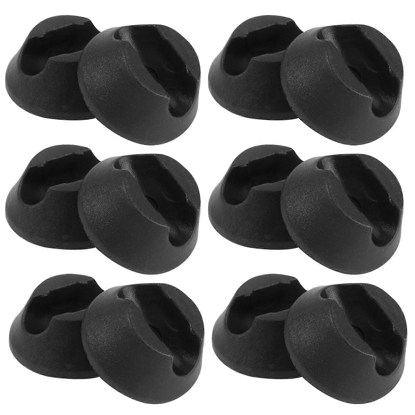 Black Table Feet Covers for Home Protectors with 64Pcs Set