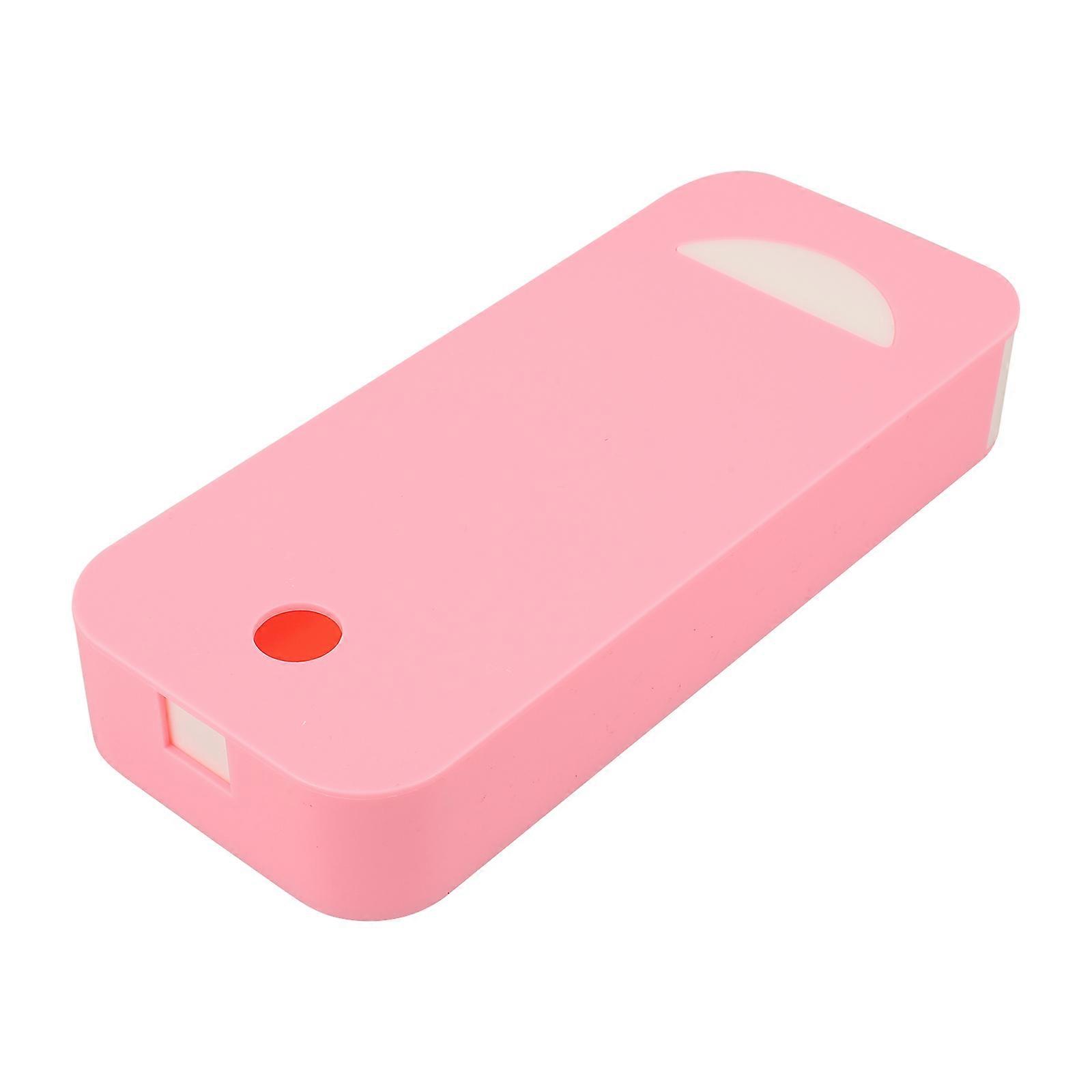 Under Desk Organizer Pink ABS Office Drawer for Storage 4Pcs Set