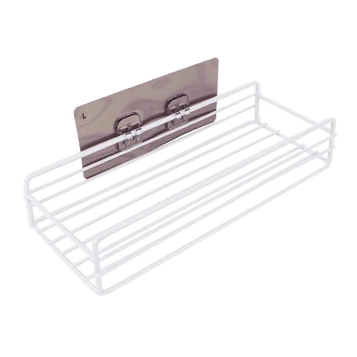 Iron Kitchen Storage Rack Bathroom Shelf for Wall Hanging 2Pcs