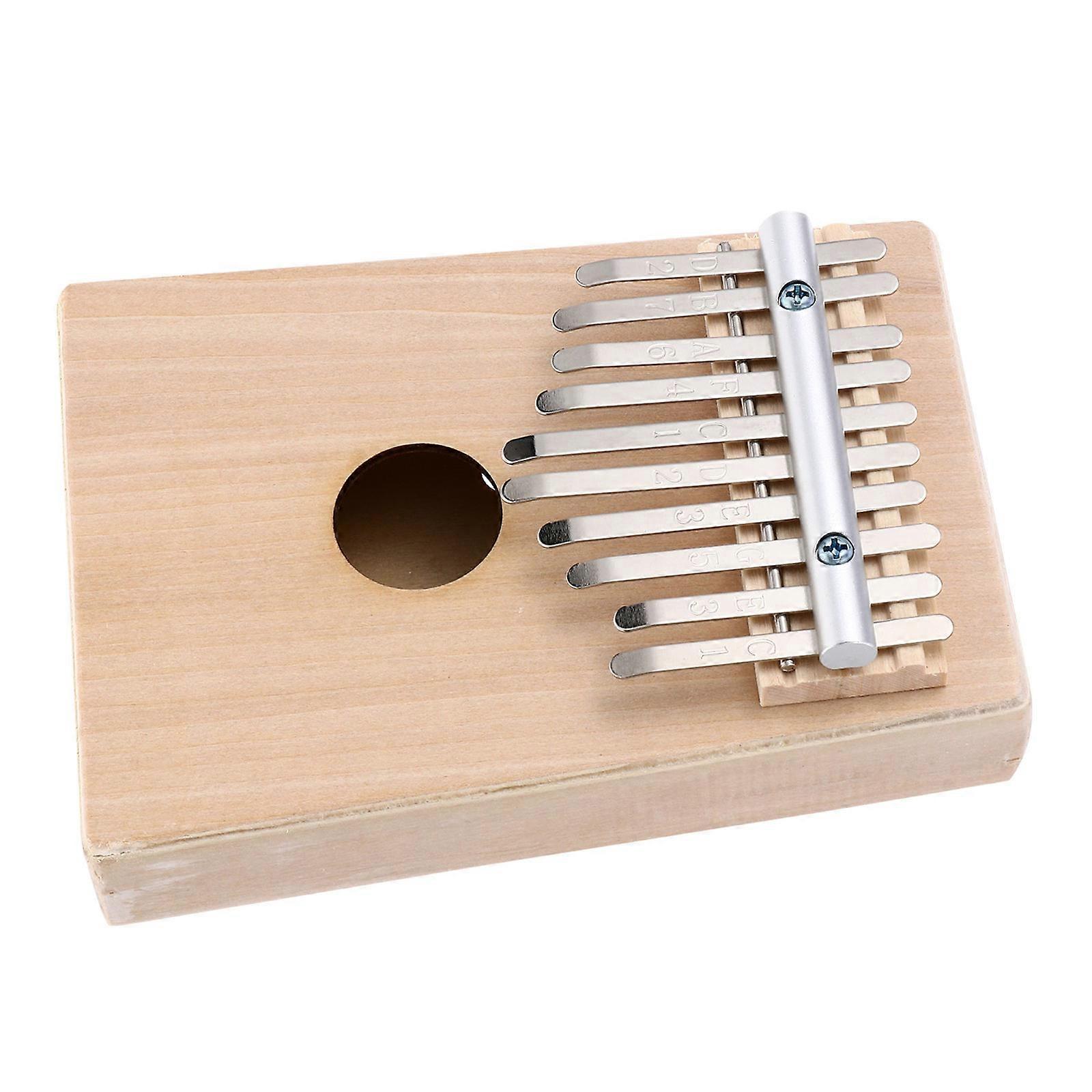 DIY 10 Keys Thumb Piano Hand Painted Musical Instruments for Play 2Sets