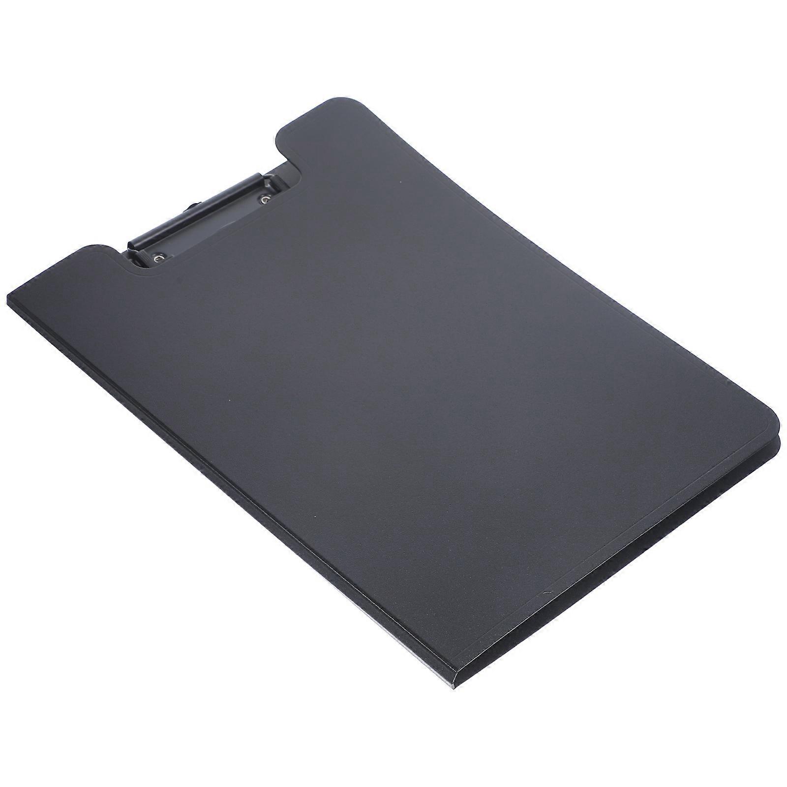 Black Portable Clipboard Office Document Clip for Office Use 4Pcs