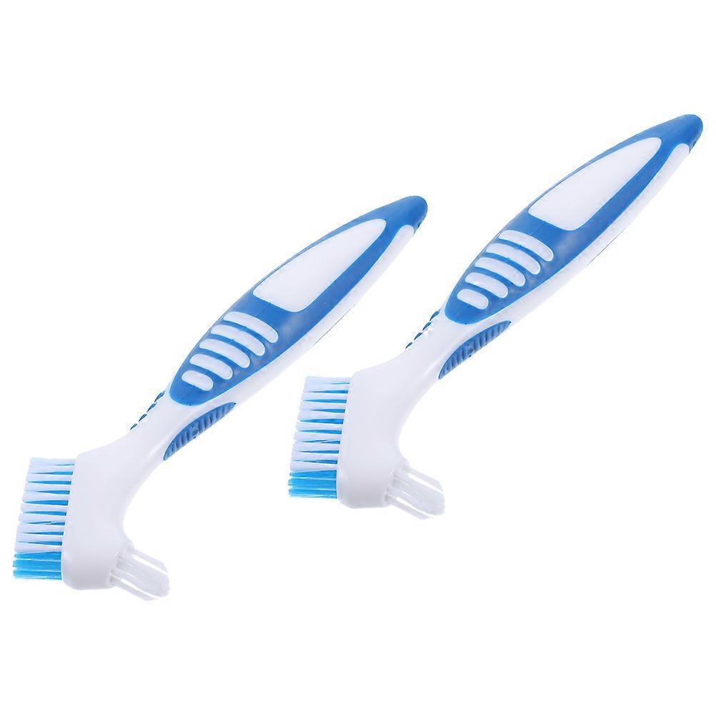 Turtle Shell Cleaning Brush for Cleaning Set of 4 Blue Plastic Brushes