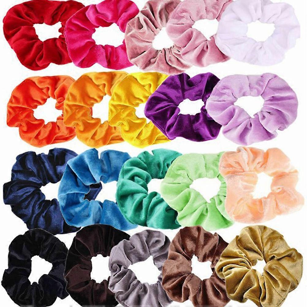 Girl Hair Tie Ponytail Holder for Decoration 60Pcs Assorted Color