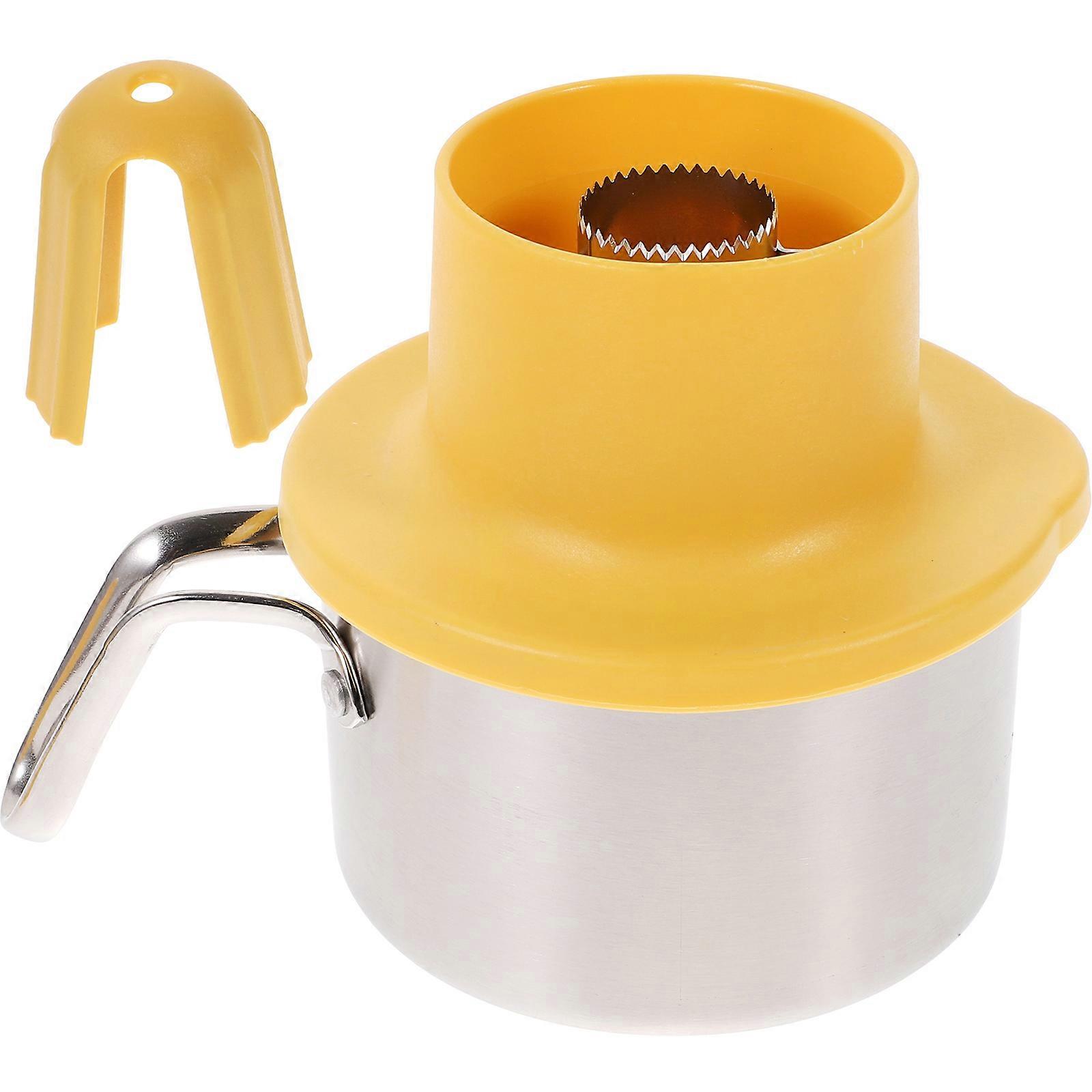 Home Corn Corn Separator for Kitchen Use Silver Steel Kitchen Tool
