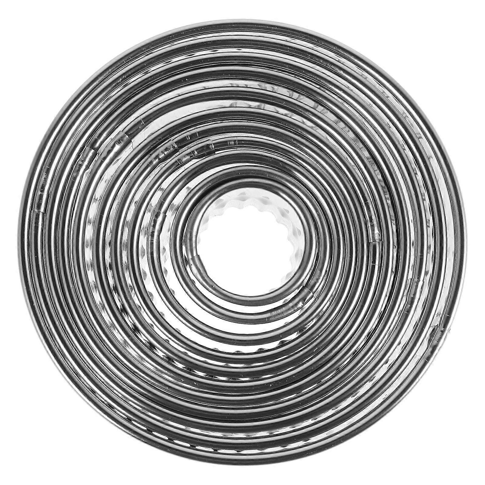 55Pcs Stainless Steel Circle Cookie Biscuit Cutter Set for Cake Baking