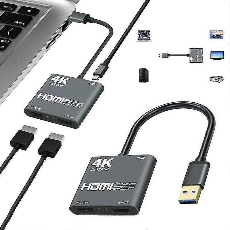 Minglan Hdmi To Usb 3.0 Video Capture Card 1080p Hd Recorder Game/video Live Streaming