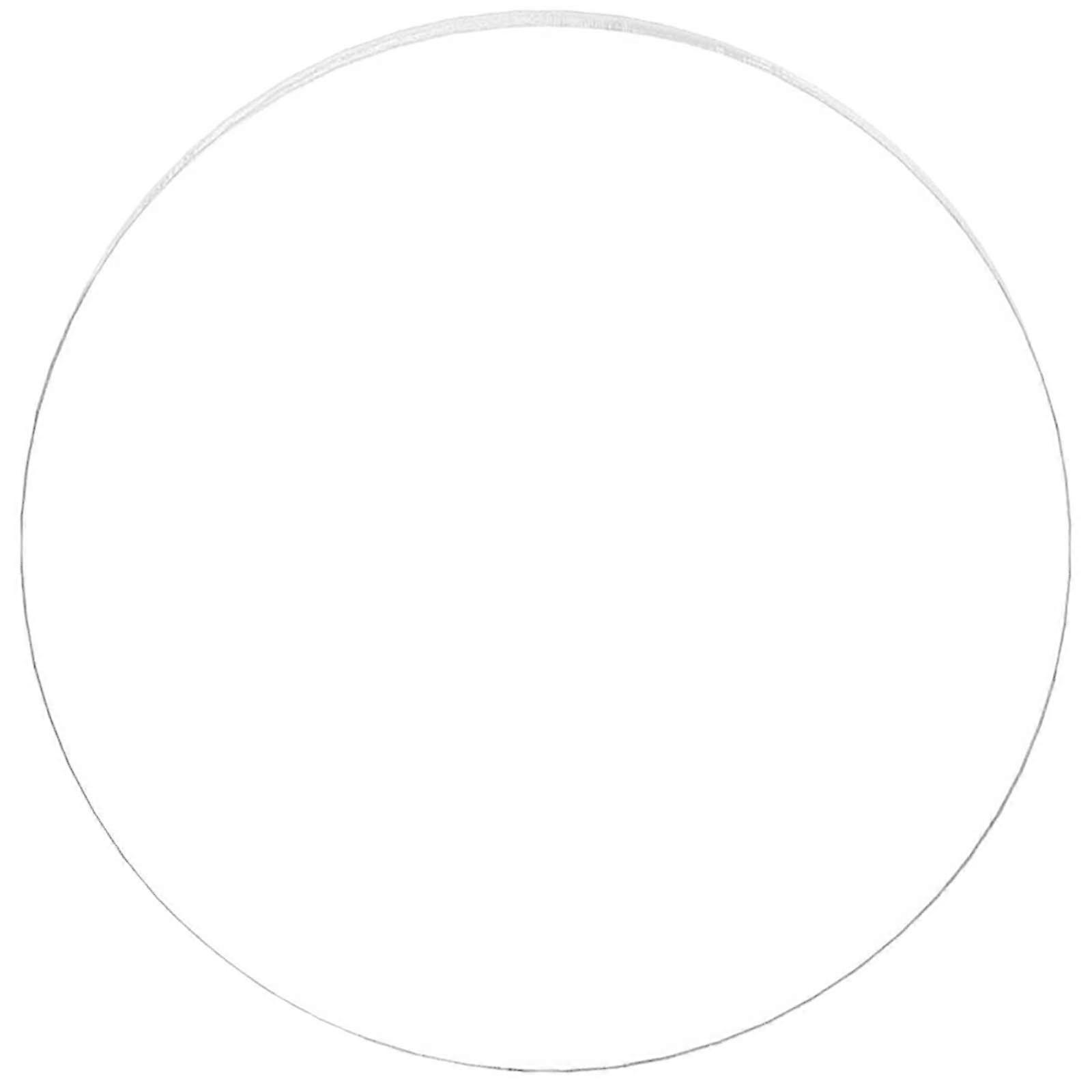 3Pcs Round Acrylic Sheet Clear Discs 20X20CM Perfect For Tabletop Protectors And Artistic Projects